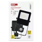 Naświetlacz LED VISIO z czujnikiem PIR 10W, neutralna biel