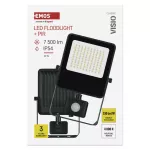 Naświetlacz LED VISIO z czujnikiem PIR 50 W, neutralna biel
