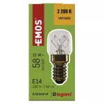 Żarówka do piekarnika T22 / E14 / 15 W / 50 lm / 300 °C