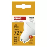 Żarówka LED Basic MR16 / GU10 / 10 W (72 W) / 1000 lm / neutralna biel