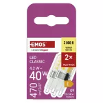 Żarówka LED Classic JC / G9 / 4,2 W (40 W) / 470 lm /ciepła biel