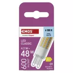Żarówka LED Classic JC / G9 / 4,3W (48 W) / 600 lm / Zimna biel