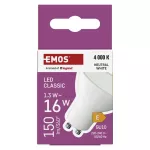 Żarówka LED Classic MR16 / GU10 / 1,3 W (16 W) / 150 lm / neutralna biel