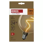 Żarówka LED DECO CG125A / E27 / 4,5 W (24 W) / 240 lm / flame