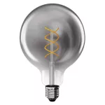 Żarówka LED DECO SMOKED G125 / E27 / 4,5 W (19 W) / 180 lm / flame