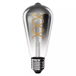 Żarówka LED DECO SMOKED ST64 / E27 / 4,5 W (19 W) / 180 lm / flame