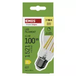Żarówka LED Filament A60/ E27 / 11 W (100 W) / 1 521 lm /ciepła biel / ściemnialna