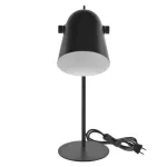 Lampa biurkowa NINA na żarówkę E27, czarna