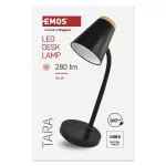 Lampa stołowa LED TARA, czarna