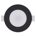 Oczko LED LORI czarne, okrągłe, 4,5W CCT