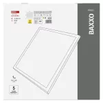 Panel LED natynkowy BAXXO 60×60 36W IP20 neutralna biel UGR