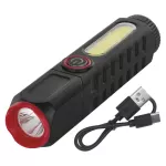 Latarka LED plastikowa 120 lm, ładowalna, 10 szt., display box