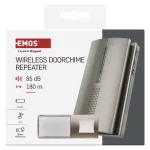 Dzwonek bezprzewodowy DC, 3× AA, repeater