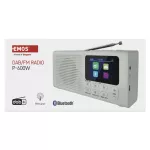 Radio przenośne z Bluetooth, MP3, DAB / DAB+ / FM, białe