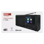 Radio przenośne z Bluetooth, MP3, DAB / DAB+ / FM, czarne