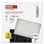 Naświetlacz LED TAMBO, 10 W, 1000 lm, IP65, czarny