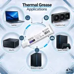Qoltec Profesjonalna pasta termoprzewodząca 1.42 W/m-K | 100g  | Biała