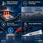 Qoltec Pasta termoprzewodząca 3.17 W/m-K | 100g | Srebrna