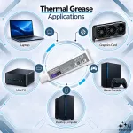 Qoltec Profesjonalna pasta termoprzewodząca 4.63 W/m-K | 100g | Szara