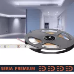 Taśma LED Premium | Zimna biała 18000K | 12V | 60 LED/m | SMD2835 | Rolka 5m | 3 lata gwarancji