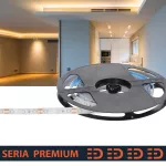 Taśma LED Premium 12V 60led/m SMD2835     12W/m 4200K IP63 600lm/m 10mm CRI80 2Y 5m