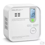Qoltec Certyfikowany bezprzewodowy Czujnik tlenku węgla (czadu) z baterią | detektor CO | żywotność sensora 10 lat | alarm 85dB | LED
