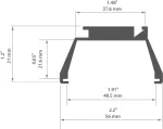 Profil Led OMODO-50 3m KLUŚ