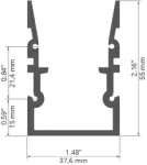 Profil Led HR-MAX-TW 3m KLUŚ