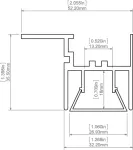 Profil Led FOLED-SUF 1m KLUŚ