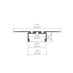 Profil Led GIZA-LL-T 1m KLUŚ