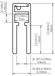 Profil Led KRAV-56 3m anodowany KLUŚ