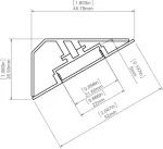 Profil Led LOC-30 1m anodowany KLUŚ