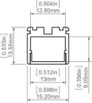 Profil Led OPK-4 2m anodowany KLUŚ