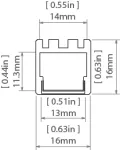 Profil Led PDS-ZM 2m anodowany KLUŚ