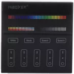 Panel MiLight 4strefy RGB+CCT czarny bat sterownik B4B