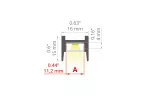 Profil Led MICRO-HG 3m anodowany KLUŚ