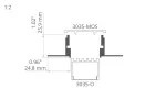 Profil Led 3035-KR-KOZE 2m KLUŚ