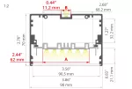 Profil Led MOD-100 1m KLUŚ