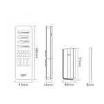 Pilot MiLight Digital 4strefy IC RGB+CCT  C10-B 4-strefowy cyfrowy czarny