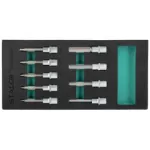 Zestaw bitów HEX S2: H4,H5,H6,H7,H8,H10,H12,H14,H17 wkład EVA 9elem. STALCO S026388807