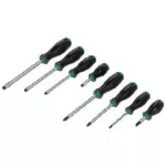 Wkrętaki 8elem. S2 SL: 5.5, 2x 6.5, 8mm, PH0x75, PH1x100, PH2x38, PH2x125mm STALCO S010812100