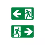 Oprawa EM EXIT PICTO LEFT RIGHT LEDV