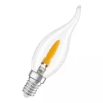 LED lamps with flame effect 1W 818 Clear E14
