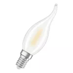 LED lamps with flame effect 1W 818 Frosted E14