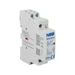 Stycznik modułowy 25A, styki 2xNO (normalnie otwarte), cewka 230V, 1-modułowy SM25A/2NO/1P biały