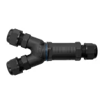 Złączka Kablowa Trójnik SPNTY 353, 3P, 3x1.5-4.0, 250V, 24A, IP68 czarny