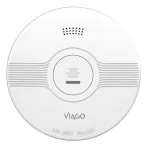 Viago fotoelektryczny czujnik dymu z wymienną baterią (bateria o żywotności 5 lat)