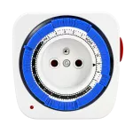 Programator do gniazda 230 V mechaniczny dobowy 16A 3680W – mini