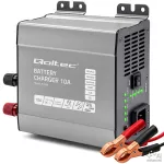 Qoltec Inteligentna ładowarka Monolith do akumulatorów LiFePO4 AGM GEL SLA | 10A | 12V
