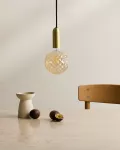 Lampa VINTAGE 1906 CL PINECONE Filament szkło przezroczyste GOLD 40 non-dim 4,5W 825 E27
